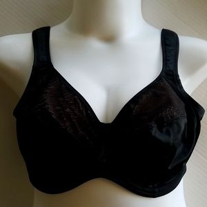 Goddess black LACE trim bra u/w new GD6060BLK